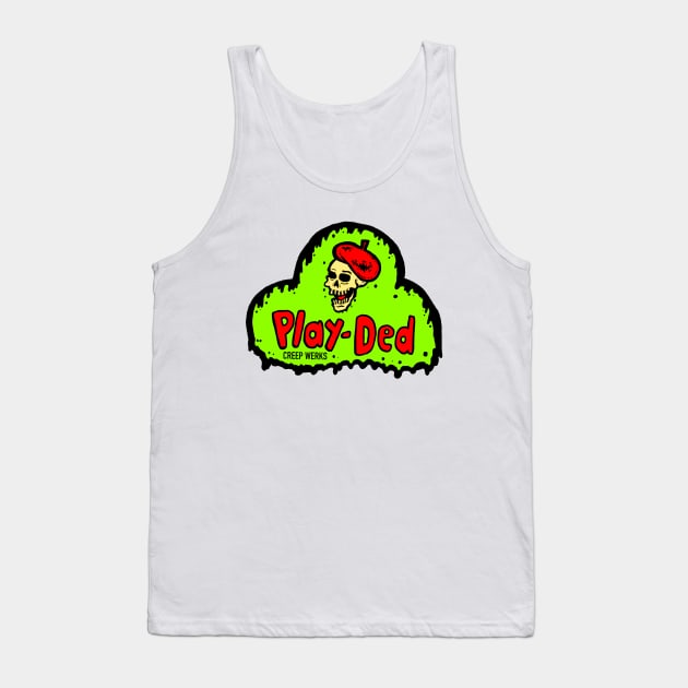 Play-Ded play-doh skull toy parody Tank Top by maroonbeard